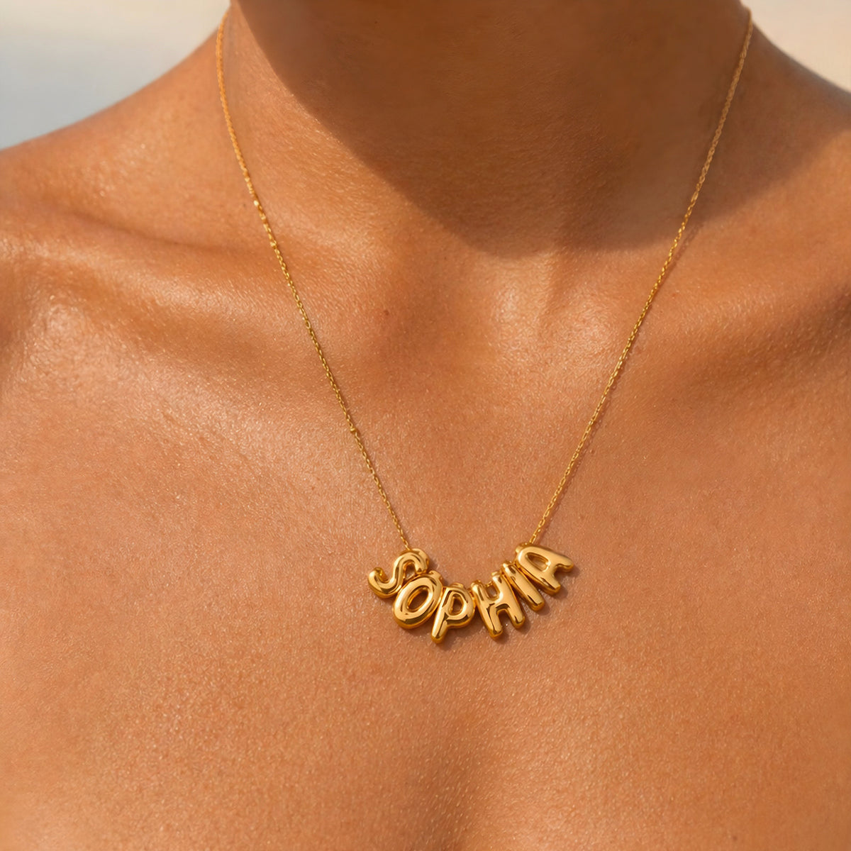 Bubble Name Kette