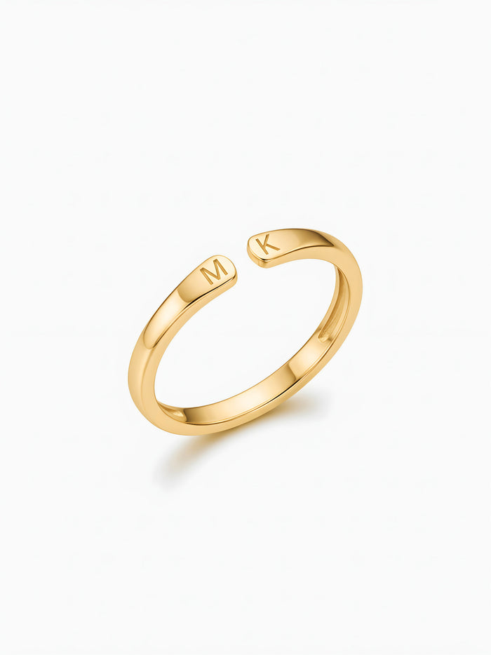 Mavie Initialen Ring