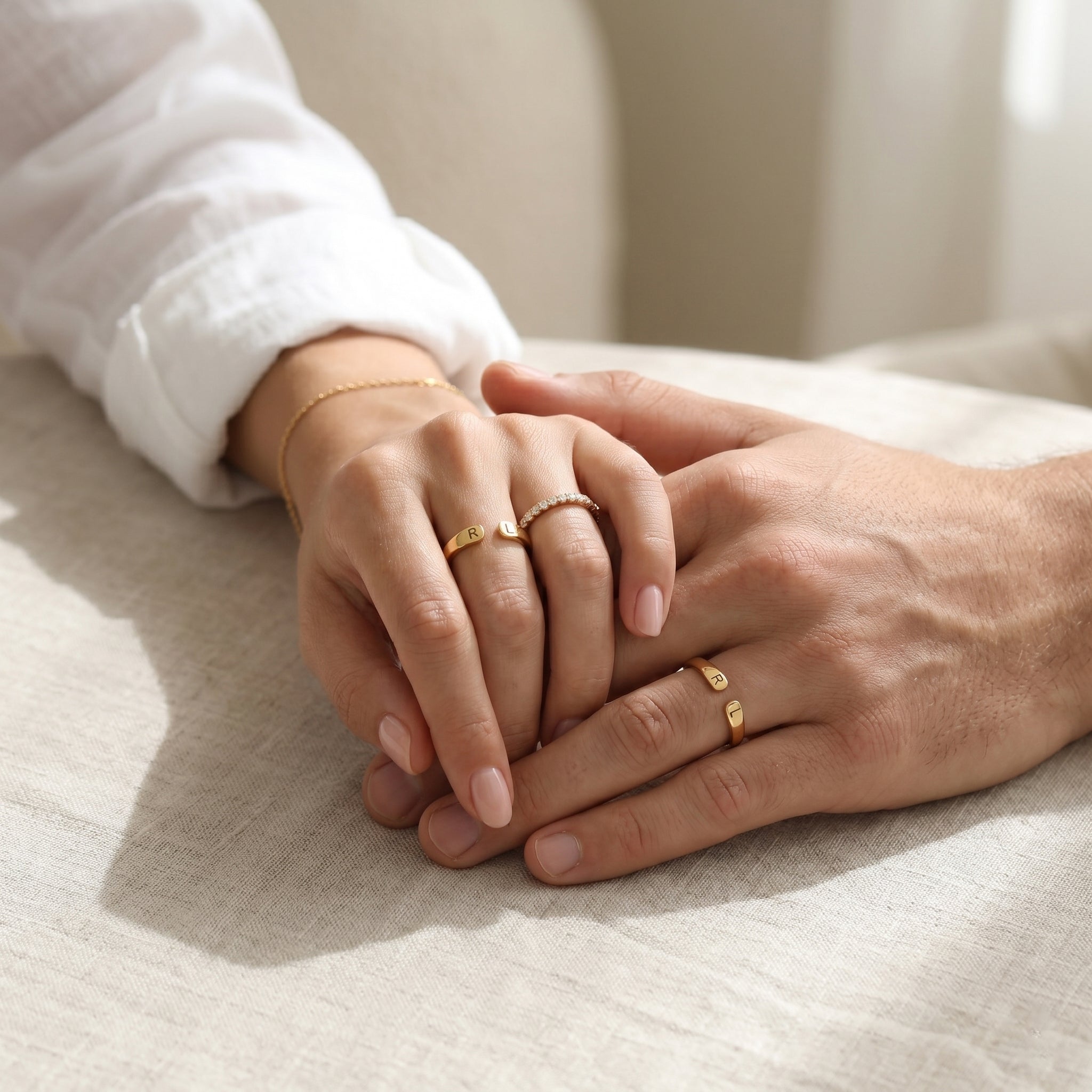 Mavie Initialen Ring