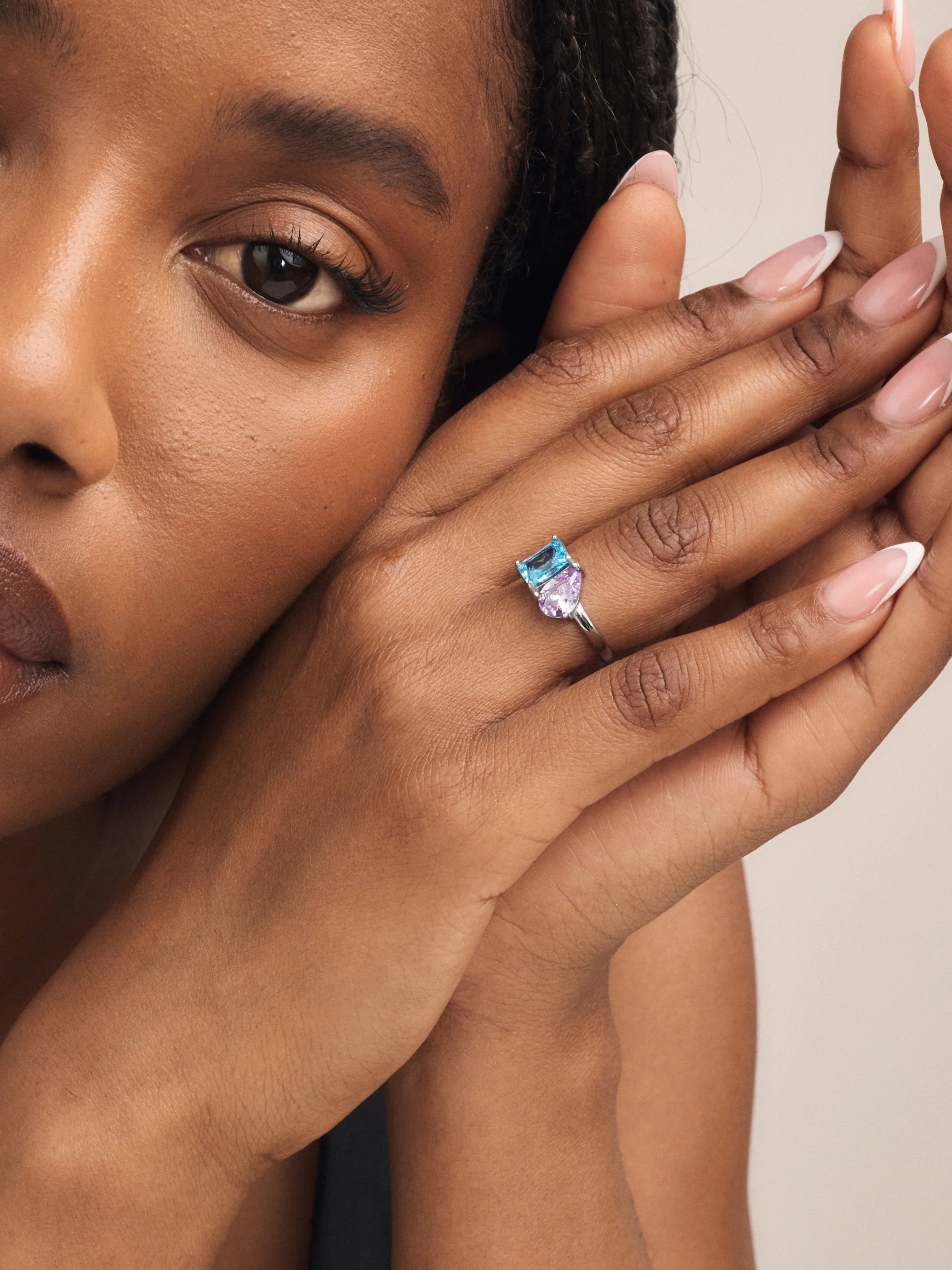 Toi Et Moi Geburtsstein Ring