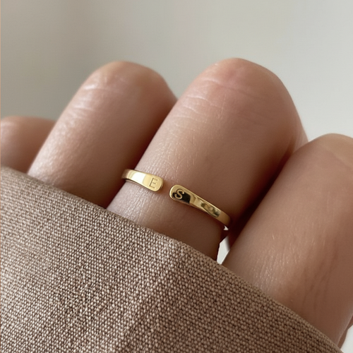 Mavie Initialen Ring