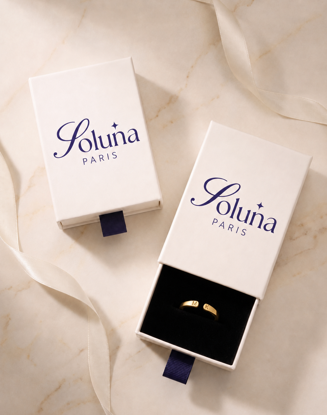 Mavie Initialen Ring