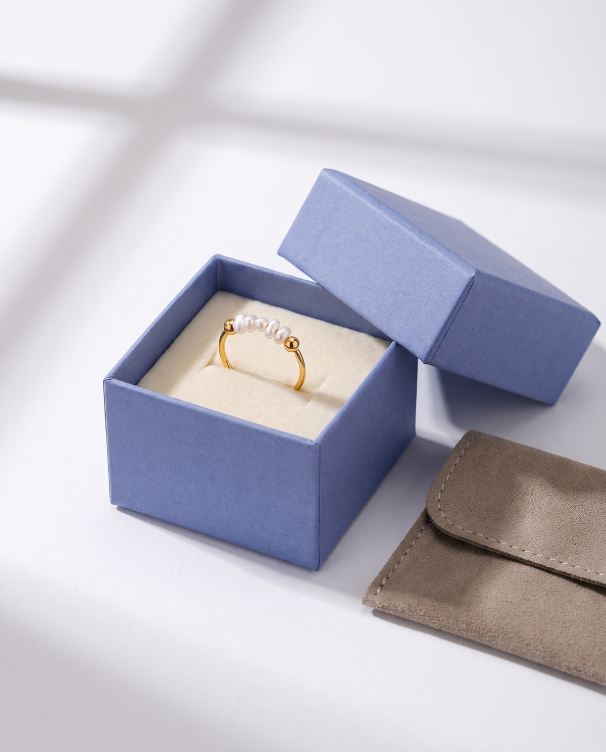 Daisy Mini-Perlen Ring