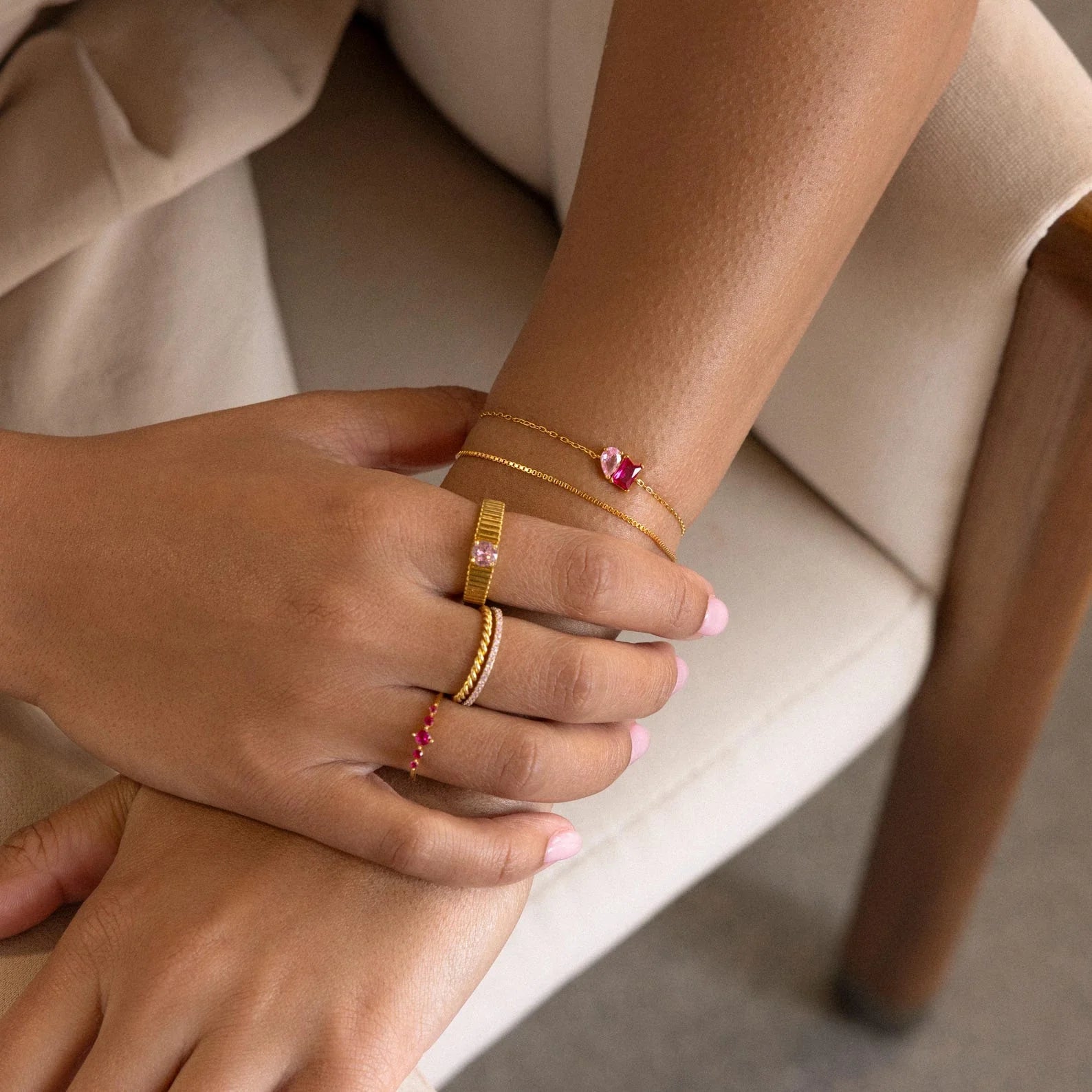 Elara Geburtsstein Armband